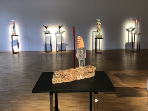 Från senaste utställningen i Oskarshamns konsthall